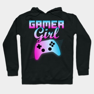 Gamer Girl Funny Video Gaming Game Controller Graphic Gift Hoodie